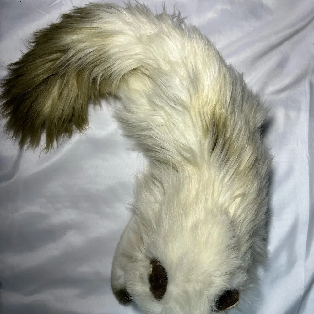 Vintage Yomika Persian Cat Plush Shaggy Furry‎ Russ Stuffed Animal Toy
